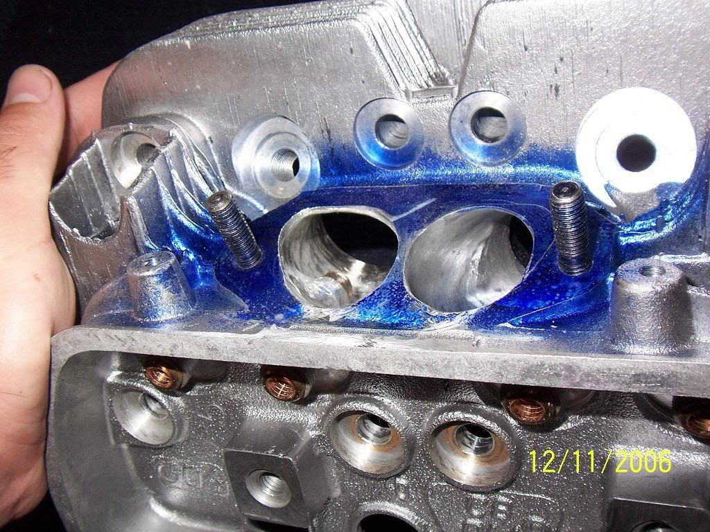 Cylinder head porting how far to go Aircooled VW South Africa